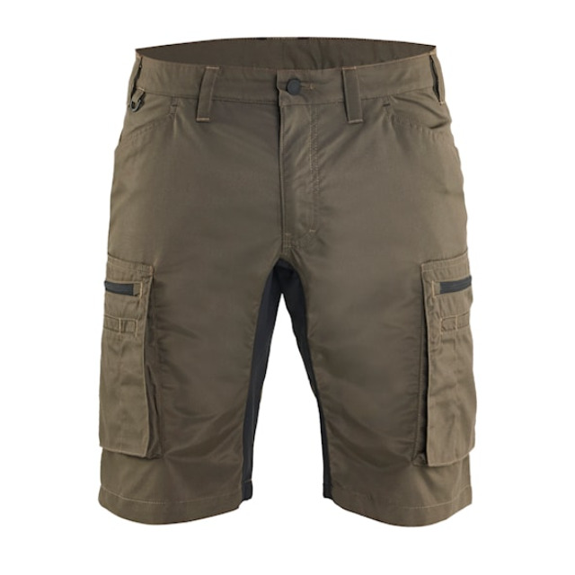SERVICESHORTS 1449 1845 MED STRETCH MÖRK OLIVGRÖ/SVART C56 | Beijerbygg Byggmaterial
